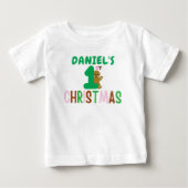 Kinder eerste kerst peperkoek naam grappig (Voorkant)