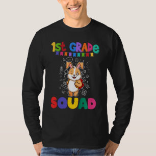 Kinder eerste klas Squad Konijnenkonijn Elementair T-shirt