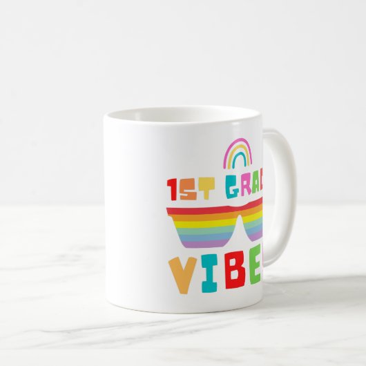 Kinder eerste klas vibes-First graad terug naar sc Koffiemok (Voorkant rechts)