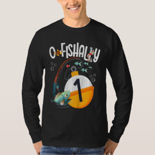 Kinder eerste verjaardag Gevist thema jongens en m T-shirt