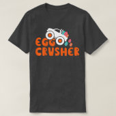 Kinder Egg Crusher Monstertruck Toddler Boys Pasen T-shirt (Design voorkant)