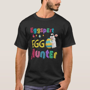 Kinder Eggspert Hunter Cool Easter Bunny Hunting T-shirt