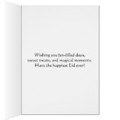 Kinder Eid Kaart - Eid Mubarak Kleine Ster (Binnen (Rechts))