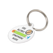 Kinder eierallergie Epinefrine Inside Emergency Huisdierpenning (Zijkant)