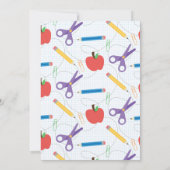 Kinder elementaire Afstuderen Kaart (Achterkant)