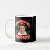 Kinder Elf Buddy glimlachen is mijn favoriete kers Koffiemok (Links)