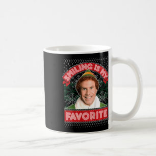 Kinder Elf Buddy glimlachen is mijn favoriete kers Koffiemok