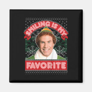 Kinder Elf Buddy glimlachen is mijn favoriete kers Magneet