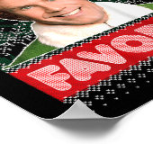 Kinder Elf Buddy glimlachen is mijn favoriete kers Poster (Hoek)