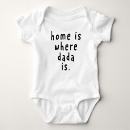Kinder en babyhoek : thuis is dada romper