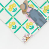 Kinder en dierlijke babyluier fleece deken (Hoek)