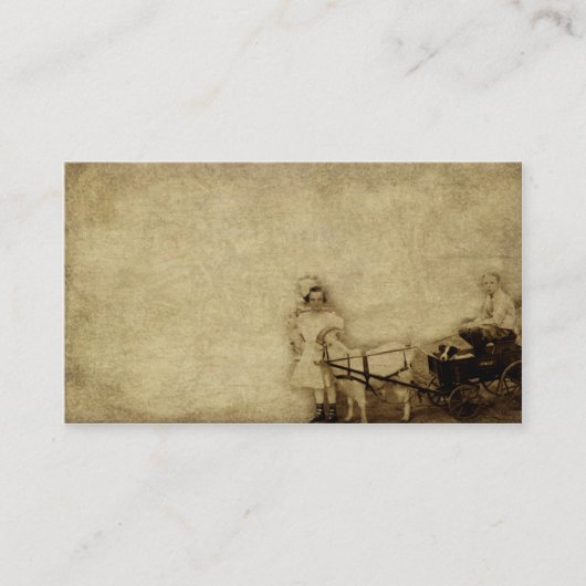 Kinder en geitenkaart - Prim Biz-kaarten Visitekaartje (Voorkant)