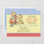  Kinder en paardensportpartij Kaart (Voorkant / Achterkant)