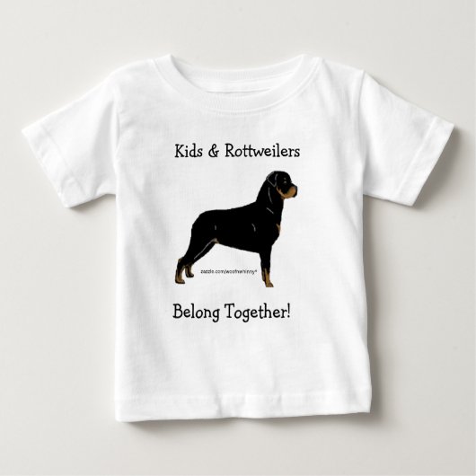 Kinder en rottweilers horen bij elkaar! (Voorkant)