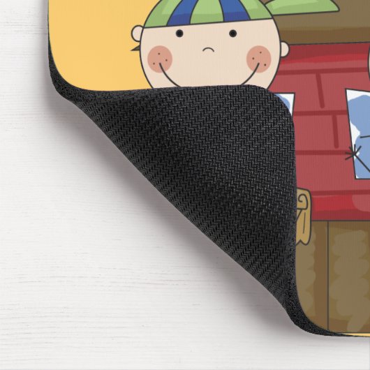 Kinder en Schoolhouse T-shirts en cadeautjes Muismat (Hoek)