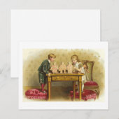 Kinder en SpeelgoedkerstKaart Feestdagenkaart (Voorkant / Achterkant)