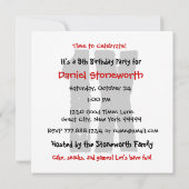 Kinder en Tiener zwarte sterren V01A Kaart (Achterkant)