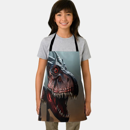 Kinder enge dinosaurus, full print Schort (Insitu)