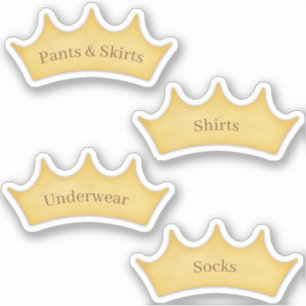 Kinder etiketten voor opslag en organisatie van ai sticker