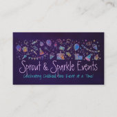 Kinder Evenementenplanner - Schets en Waterverf Visitekaartje (Voorkant)