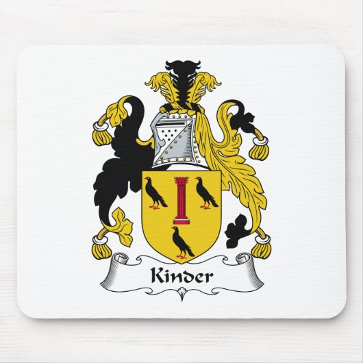 Kinder Family Crest Muismat (Voorkant)