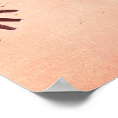 Kinder feeën en drakenroze sprookjesillustratie poster (Hoek)