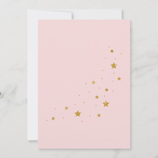 Kinder feeënuitnodiging met thema kaart (Achterkant)