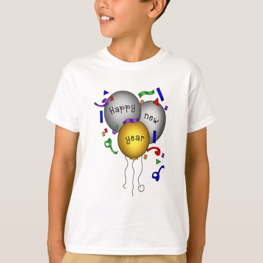 Kinder feestdag in nieuwjaarsdag t-shirt (Voorkant)