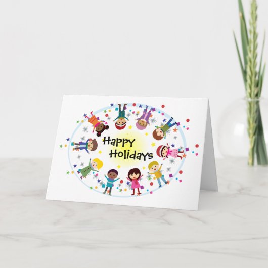 Kinder feestdag Kaart (Voorkant)