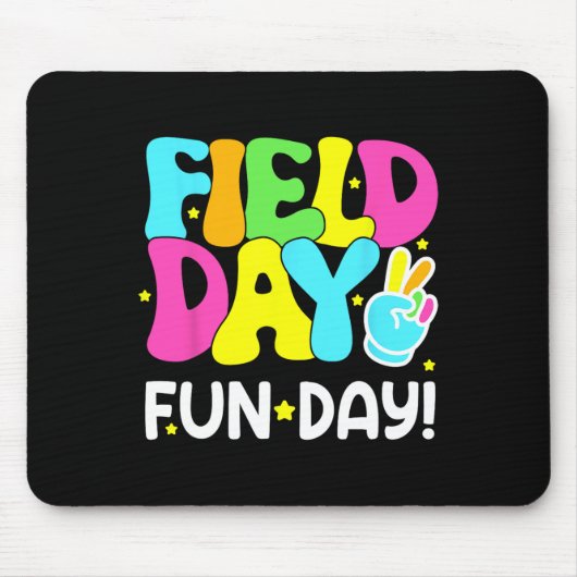 Kinder feestdag laatste dag schoolleraar muismat (Voorkant)