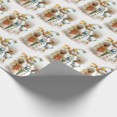 Kinder feestdag met kerstfeestdag cadeaupapier (Hoek)