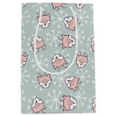 Kinder feestdag voor duivenrennen medium cadeauzakje (Voorkant)