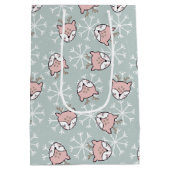 Kinder feestdag voor duivenrennen medium cadeauzakje (Achterkant)