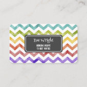 Kinder feestplanner visitekaartje (Voorkant)