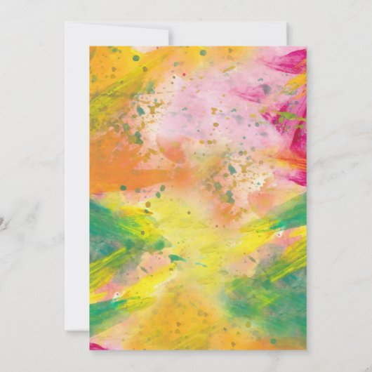  Kinder feestuitnodigingen Kaart (Achterkant)