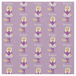 Kinder feiprinses gepersonaliseerde Whimsy Print Stof