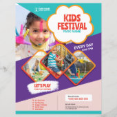 Kinder Festivalflyer Sjabloon (Voorkant)