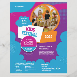 Kinder Festivalflyers Sjabloon