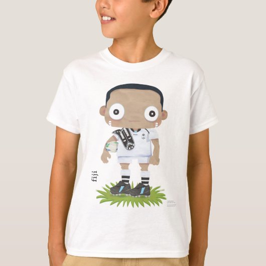 Kinder Fiji Rugby T-Shirt (Voorkant)