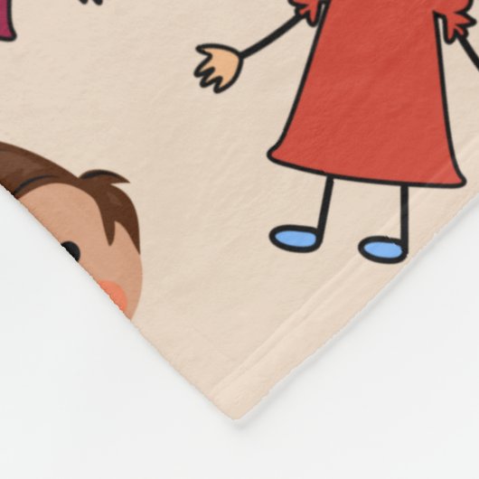 Kinder Fleece Deken (Hoek)