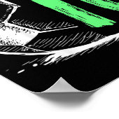 Kinder Football 10-jarig jongetfeest Poster (Hoek)