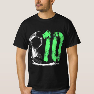 Kinder Football 10-jarig jongetfeest T-shirt
