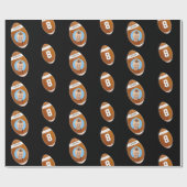 Kinder Football Aangepaste foto Cadeaupapier (Vlak)