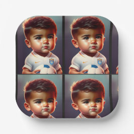 kinder football borden papieren bordje