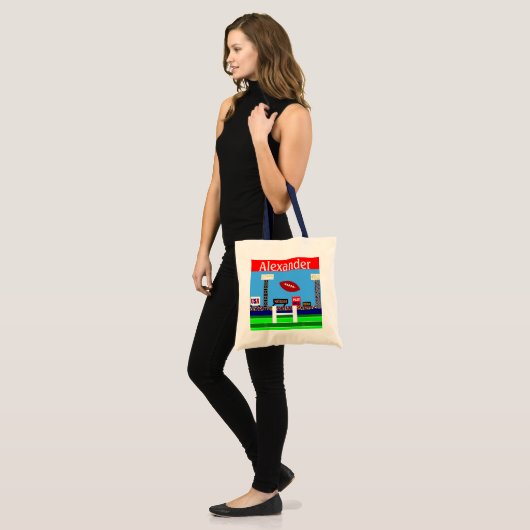 Kinder Football Cartoon Terug naar school Gym Bag Tote Bag (Voorkant (model))