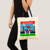 Kinder Football Cartoon Terug naar school Gym Bag Tote Bag (Voorkant (product))