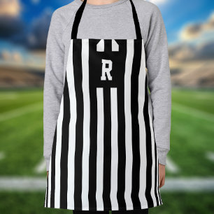 Kinder Football Referereblad Black and White Strip Schort