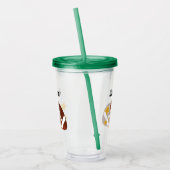 Kinder Football sterren Persoonlijk Acryl Drinkbeker (Links)