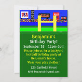 Kinder Football-verjaardagskaarten Kaart (Achterkant)