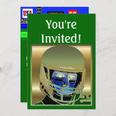 Kinder Football-verjaardagskaarten Kaart (Voorkant / Achterkant)